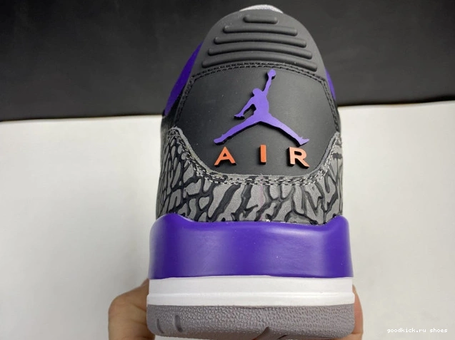 Rep 050 Court Black Jordan Retro CT8532 Purple 3 Air 0701